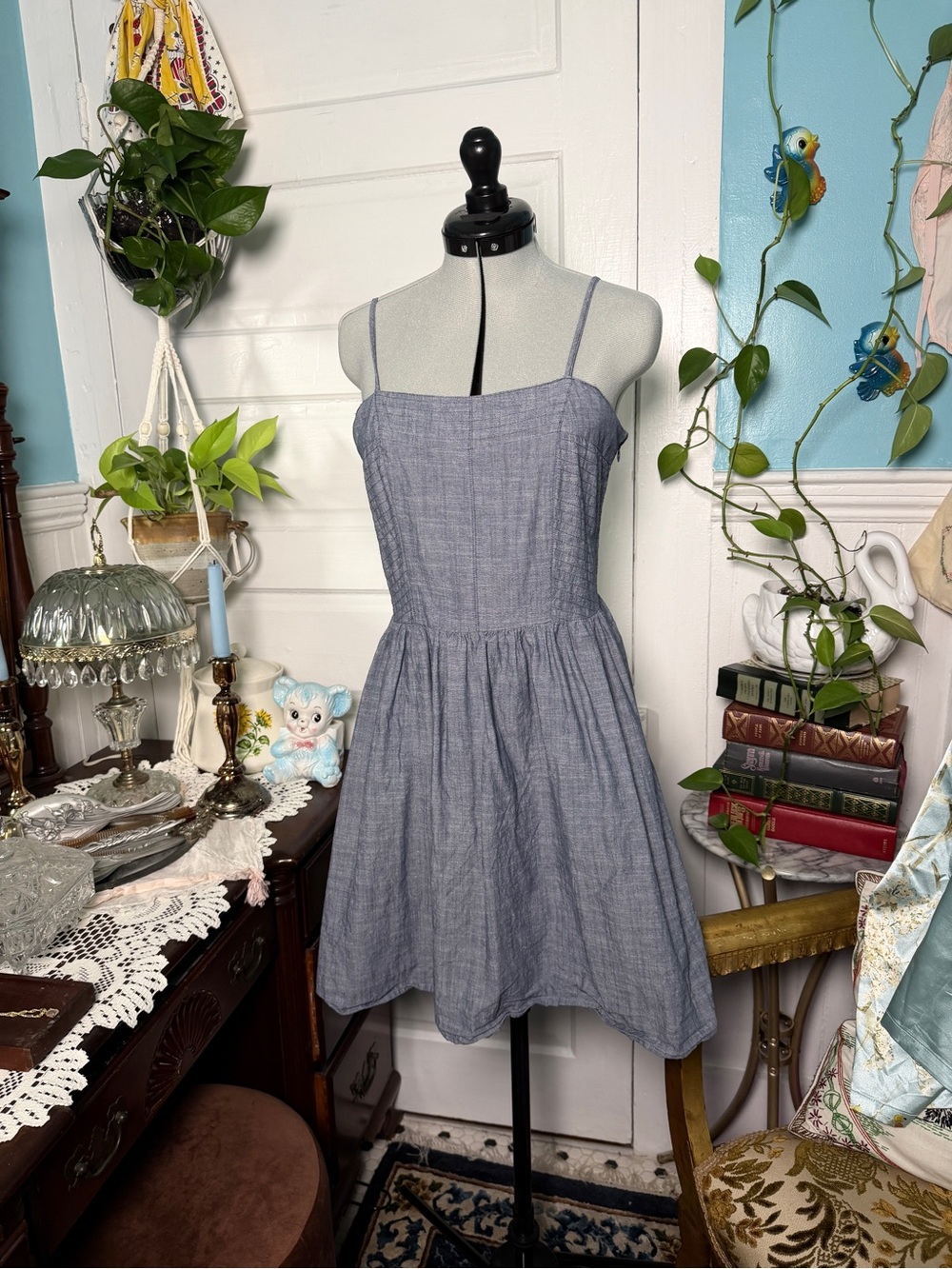GAP Light Blue Chambray Sundress